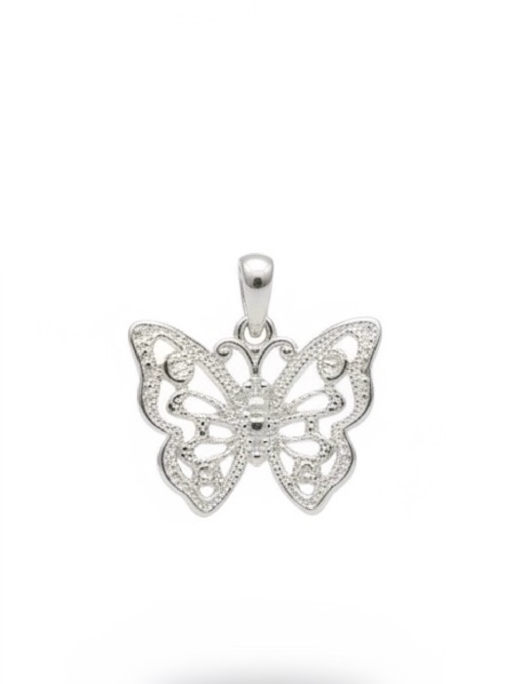 Sterling Silver Butterfly Pendant